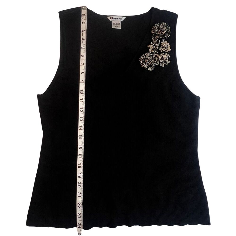 Nygard Collection Blouse Women XL Sleeveless Classic Preppy Academia Shell - Picture 3 of 16